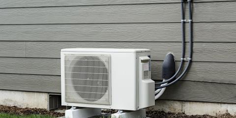 Installed outdoor ductless heat pump