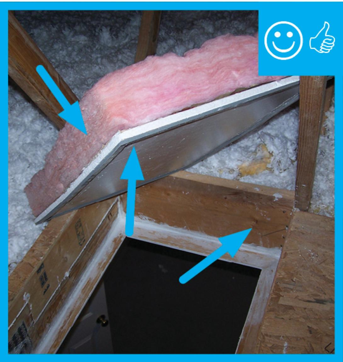 Air Sealing an Attic Access the Right Way - Energy Vanguard